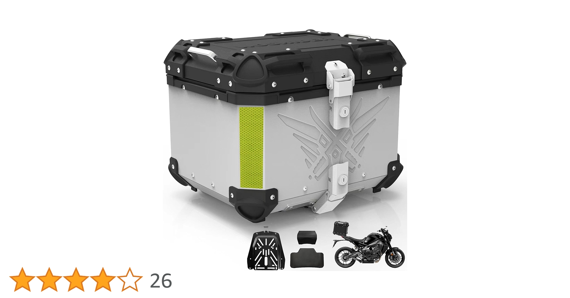 WOSHIDER バイク用リアボックス Amazon | WoshiDer バイク用リアボックス 大容量 【 45L/55L/65L