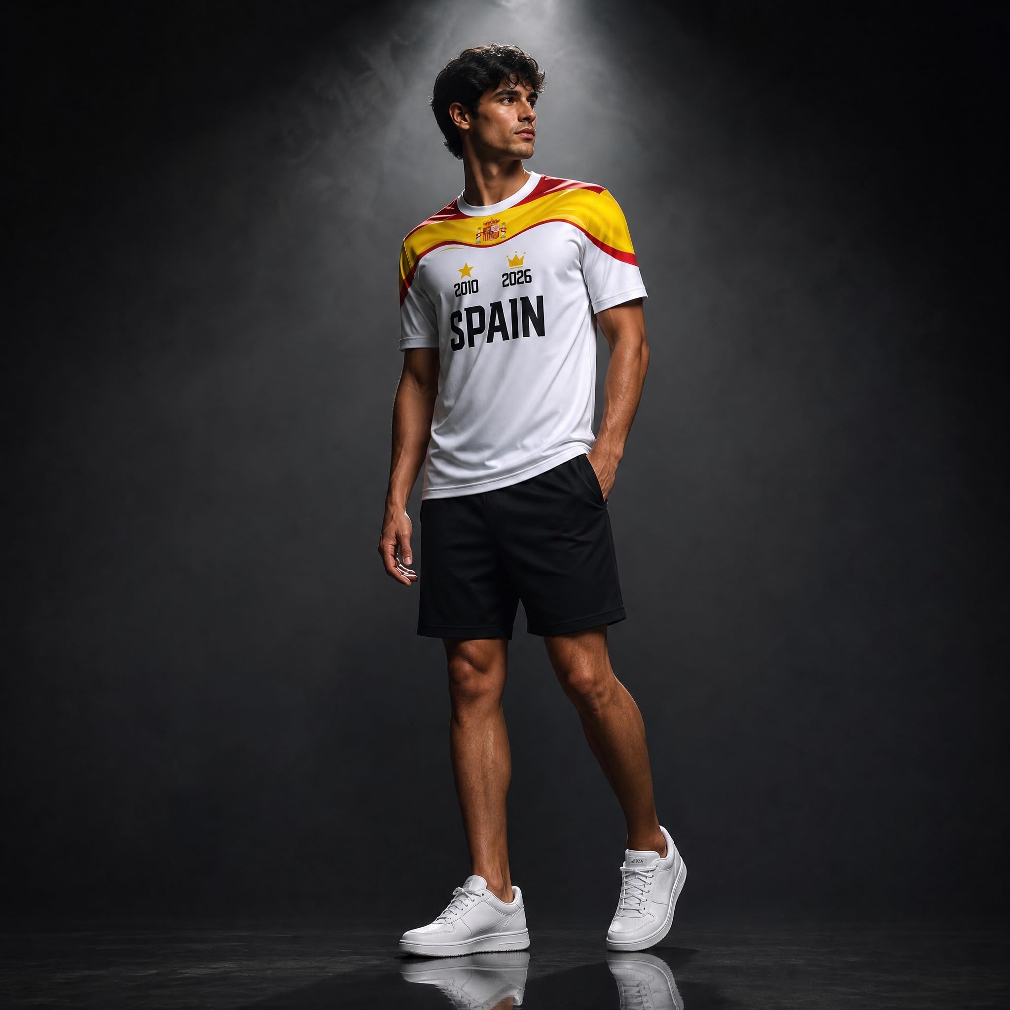 Genérico Mundial De 2026 Camiseta Futbol Personalizada, Camisetas De Futbol con Nombre y Número Personalizables para Adultos Niños,País Camisetas Años De Glorias y Expectación Ante 2026