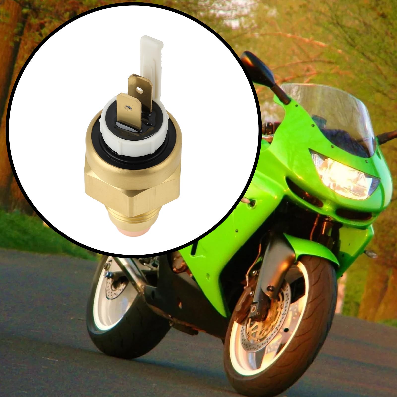 Termostatyczny Interruttore Ventola Radiatore Kawasaki ZX900 Ninja ZX-9R KLE500 27010-1249