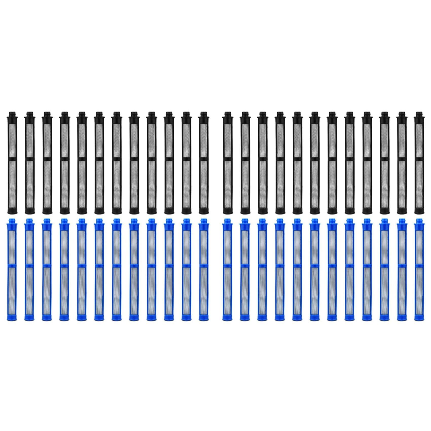 Ctrlzs Airless Spraygun Filter 287033 And 287032 For Contractor Ii & Ftx Ii, Latex 100 Mesh And Latex 60 Mesh (48Pcs)