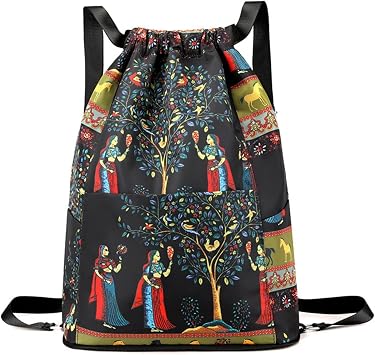 Drawstring Foldable Large Capacity Dry-Wet Separation Travel Sports Backpack, Lightweight Waterproof BackpackA