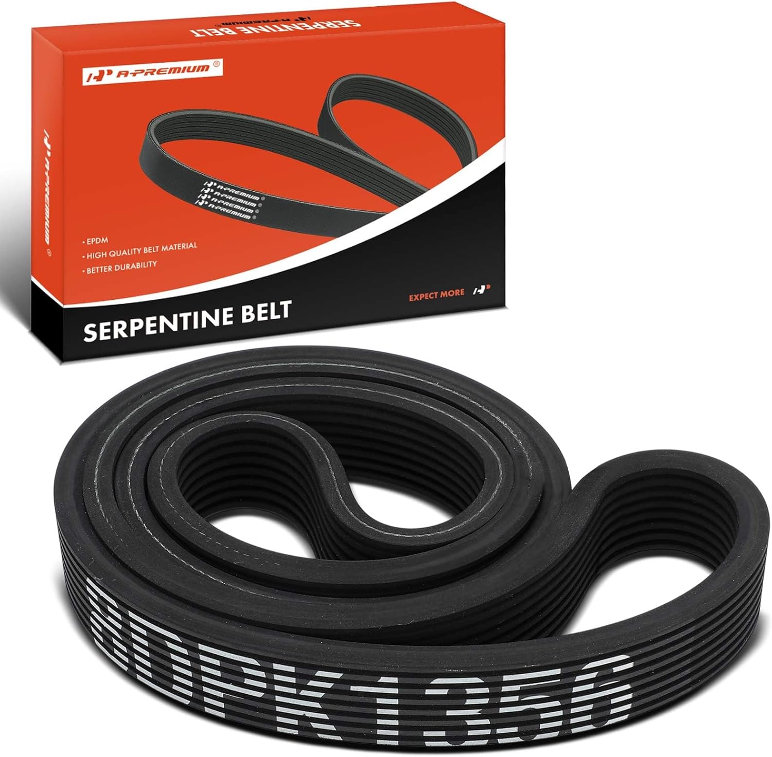 A-Premium Serpentine Belt 53.4 In Dual-Sided For Land Rover Range Rover, Range Rover Sport, 2006 2007 2008 2009, 4.2L
