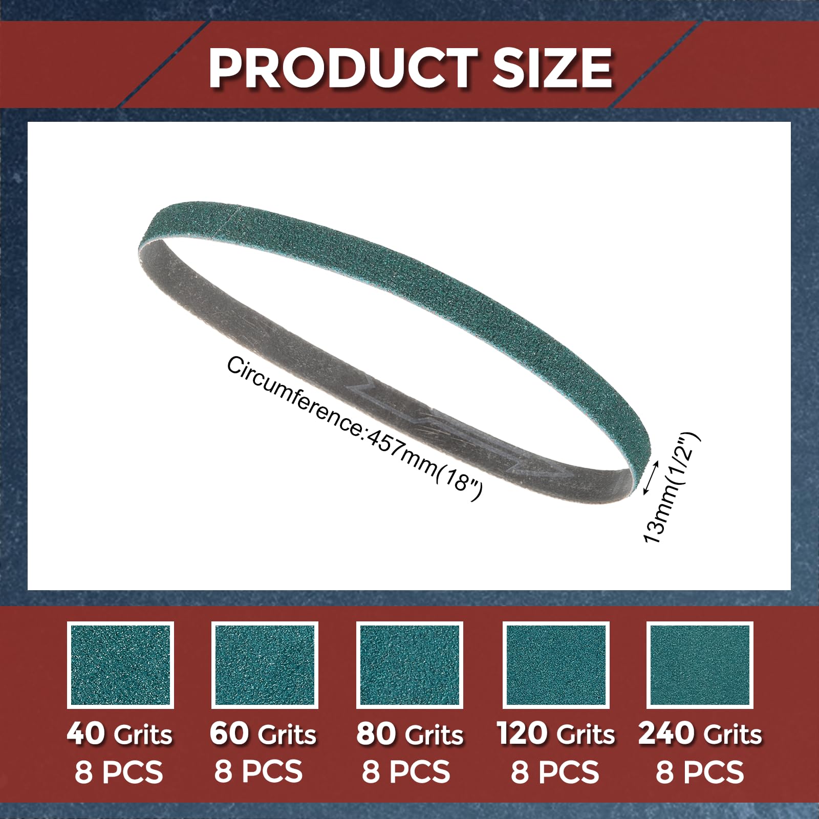 Kozelo 40 Pack Sanding Belt - Image 2