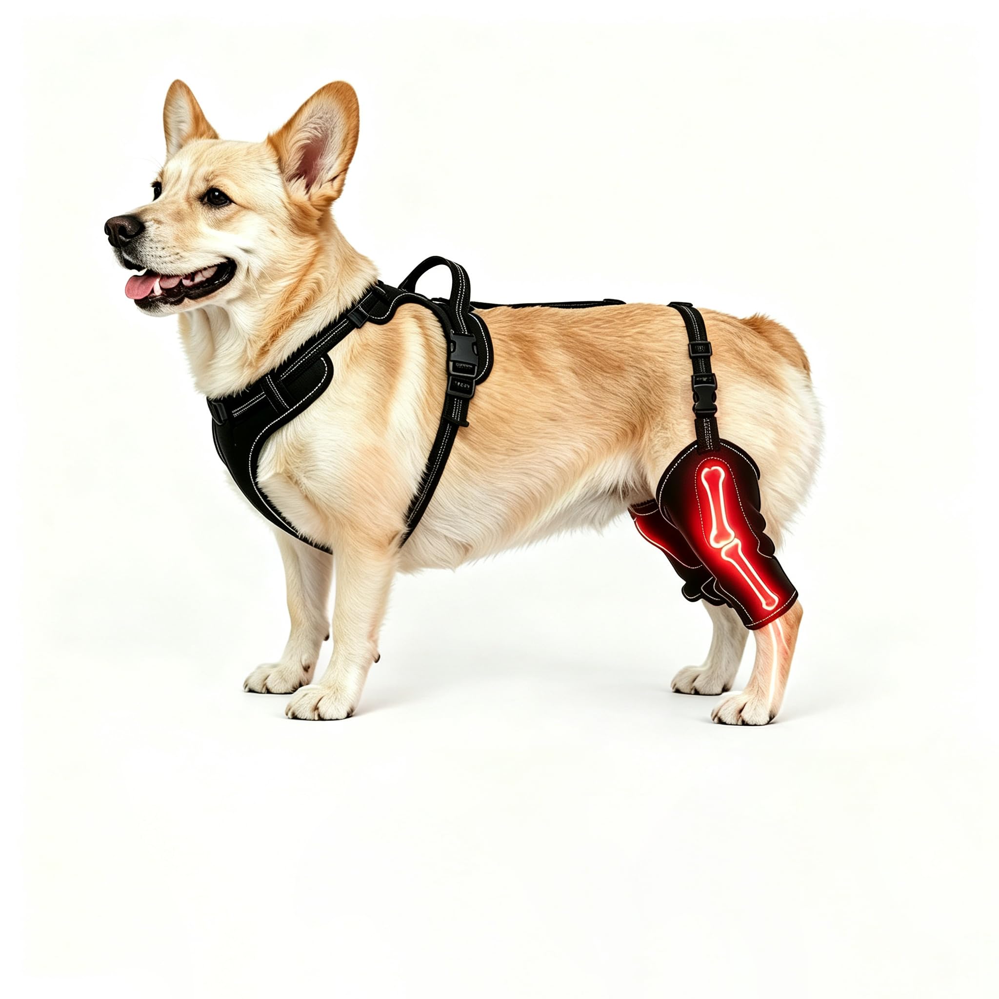 Photo 1 of Dog Knee Brace for Torn ACL & Hind Leg Support Adjustable Dog Comfort,M