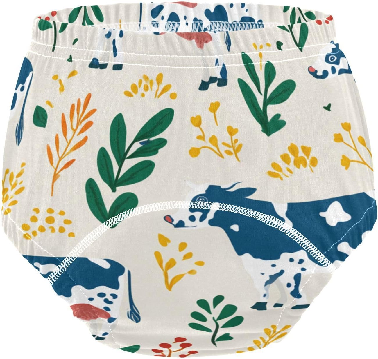 Baby Potty Training Underpants Absorb Water Funny Grass-fed Gat Cream Boxer Briefs Underwear Trainer Underwear for