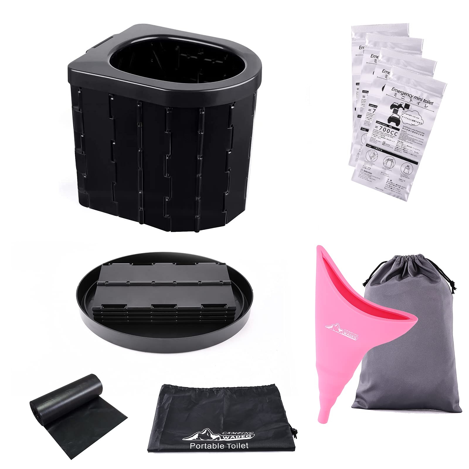 Buy Portable Camping Toilet, PAHTTO Travel Toilet For Adults, Porta Potty with Female Urination