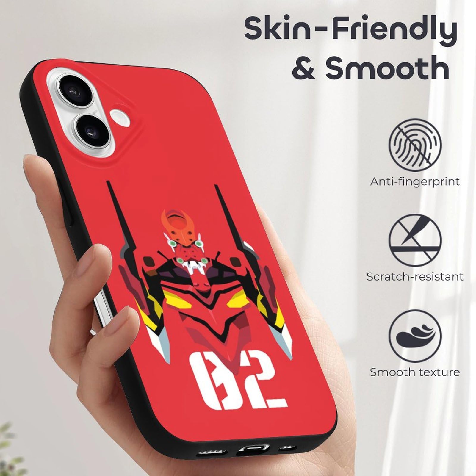 Amazon.co.jp: IPhone16用 ケース 新世紀エヴァンゲリオン iPhone 16