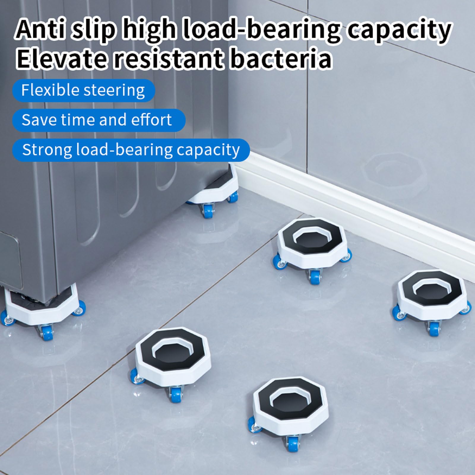 Kit de desplazamiento con ruedas para muebles y elevadores para muebles pesados – Patin deslizante para muebles pesados con elevador de muebles, elevador de puerta y herramientas de