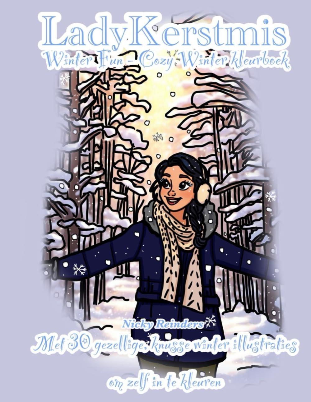 Winter Fun: Een Cozy Winter kleurboek van LadyKerstmis