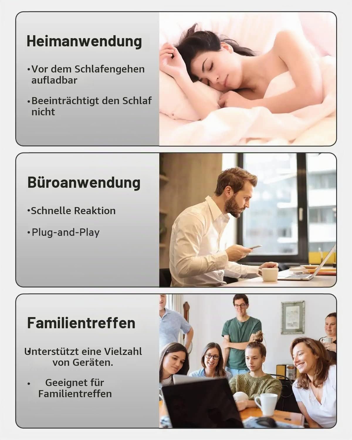 Multi USB Ladestation 100W Mehrere Geräte Ladegerät mit LED Bildschirm Kabelloses Schnell Induktives Ladegerät 8 Ports mit 18W QC3.0 USB und 27W PD-Schnellladungsport für iPhone iPad Samung