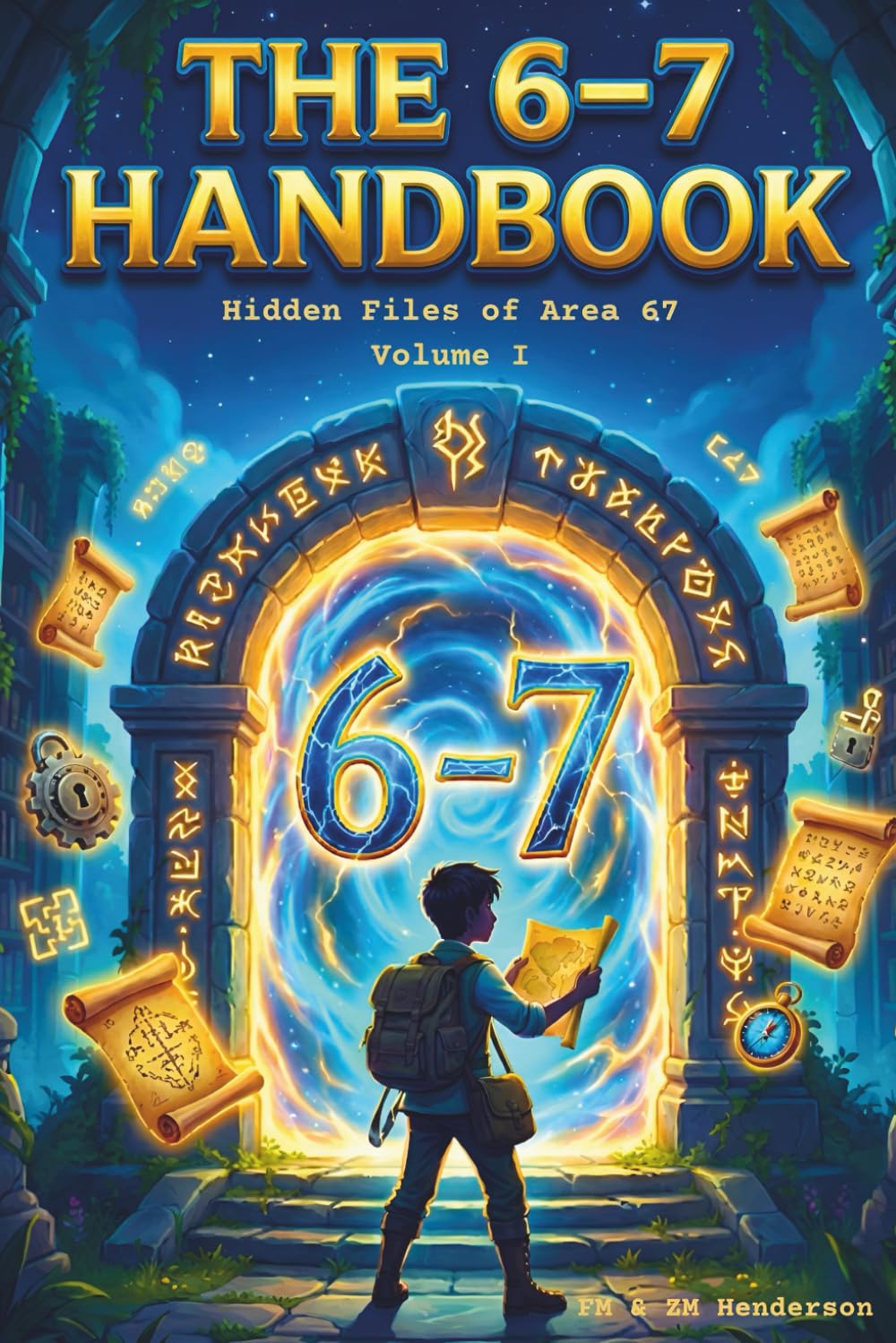The 6-7 Handbook: Hidden Files of Area 67 Volume I | Marcus Hale Mysteries | Puzzle & Activity Book for 8-12 Year Olds Who Love Six-Seven and Other