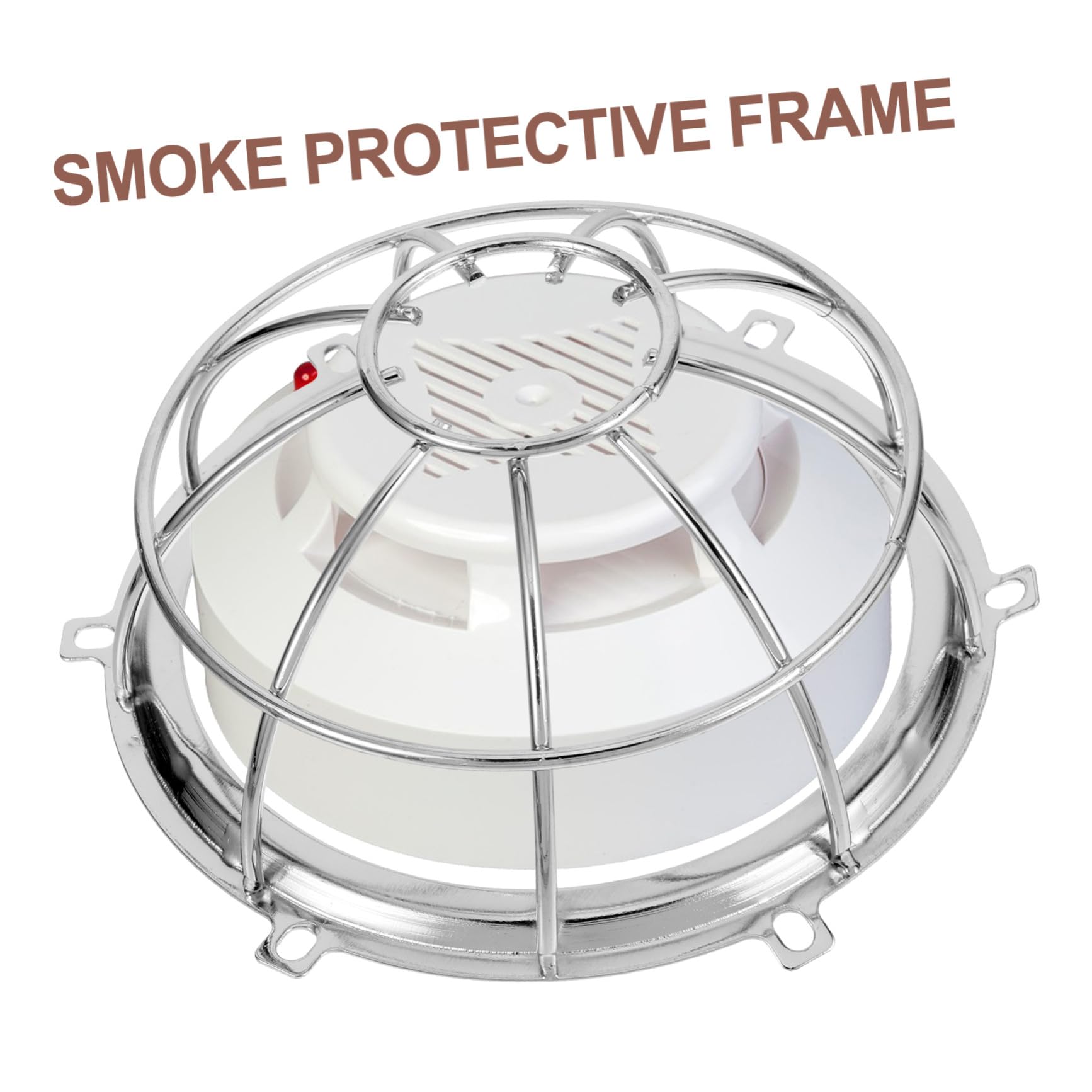 Mikinona 4 Piezas Protector para Detectores de Humo Resistente para Alarma contra Incendios Fácil Instalación Compatible con Sistemas Residenciales y Comerciales