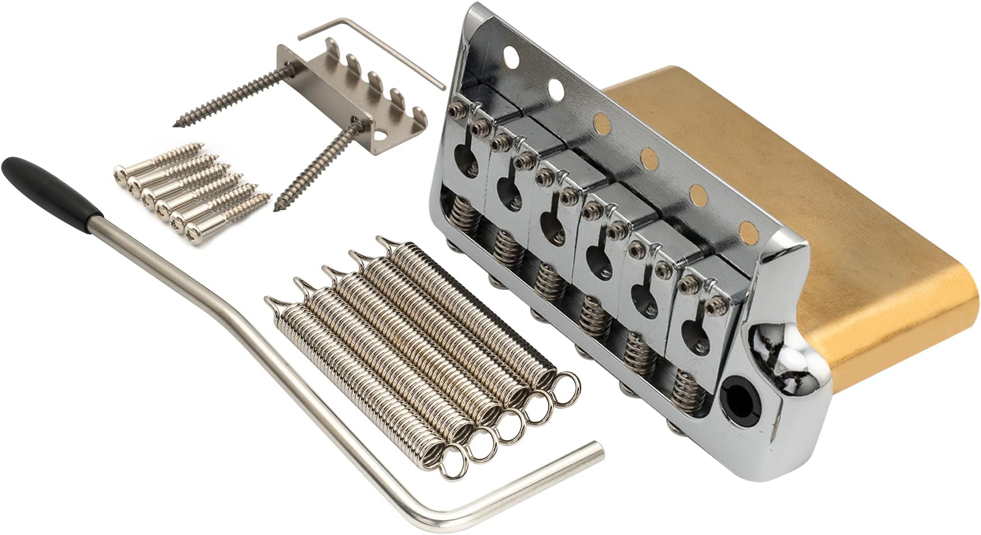 GOTOH WILKINSON VS-100N VS100N 2-Point Non-locking Tremolo Bridge - Black - Philadelphia Luthier Tools & Supplies, LLC - Foto 7