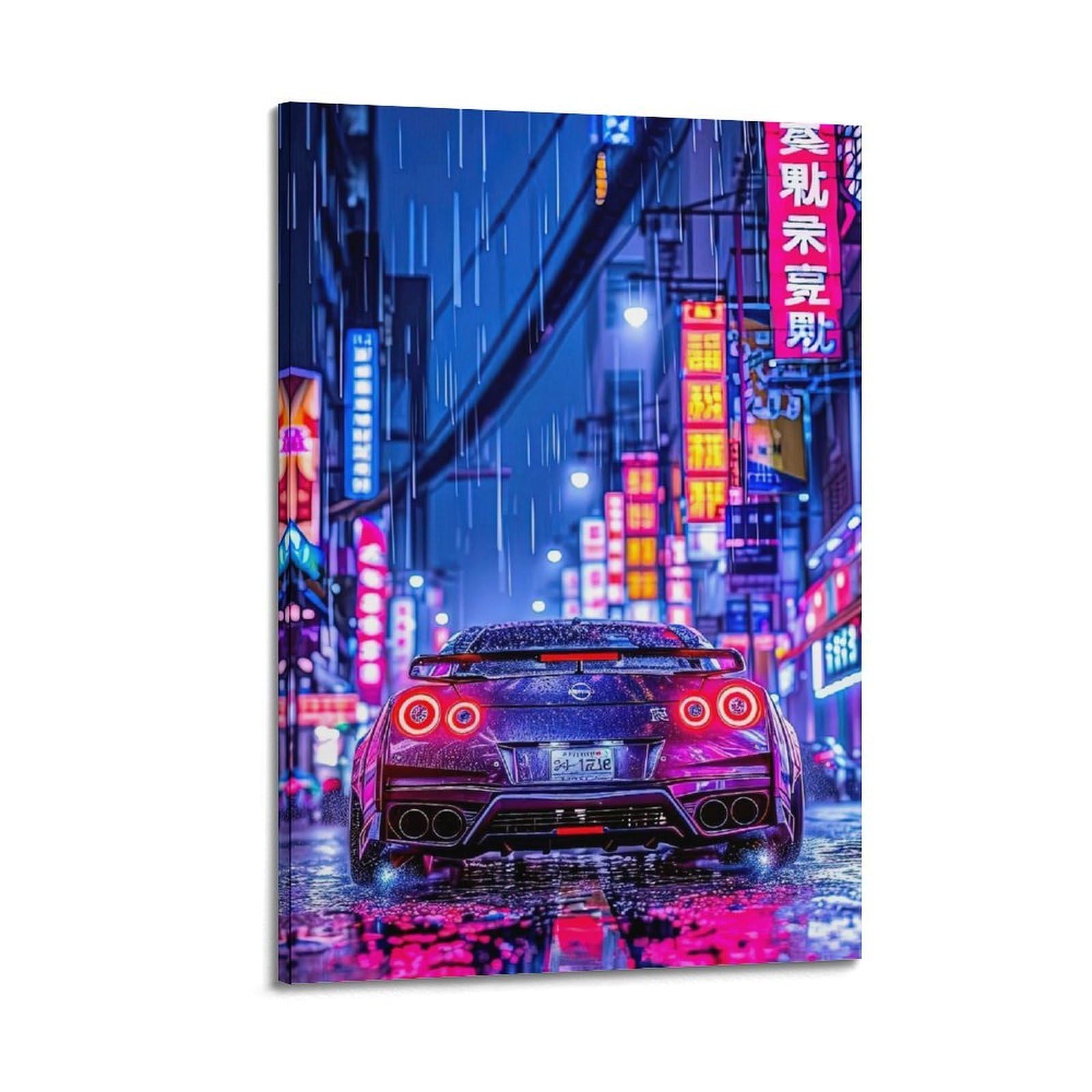 OKAHYS JDM R35 Legendary Sports Racing Car Poster Decorative Painting Canvas Wall Artworks Picture 20x30inch(50x75cm)