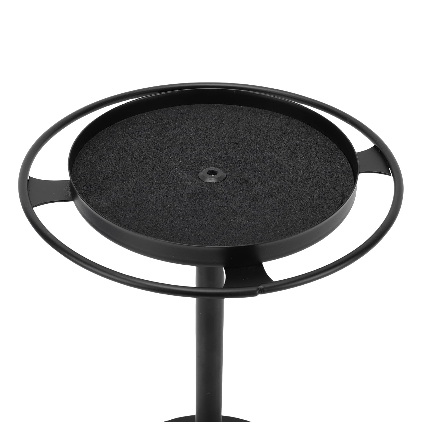 Asixxsix Sonnenbrillen Organizer, Ständer für 9 Paar, Brillenhalter aus Edelstahl mit Ablageschale, Anti Rutsch Pads, Sonnenbrillen Aufbewahrungsdisplay für Tisch, Schreibtisch (BLACK)