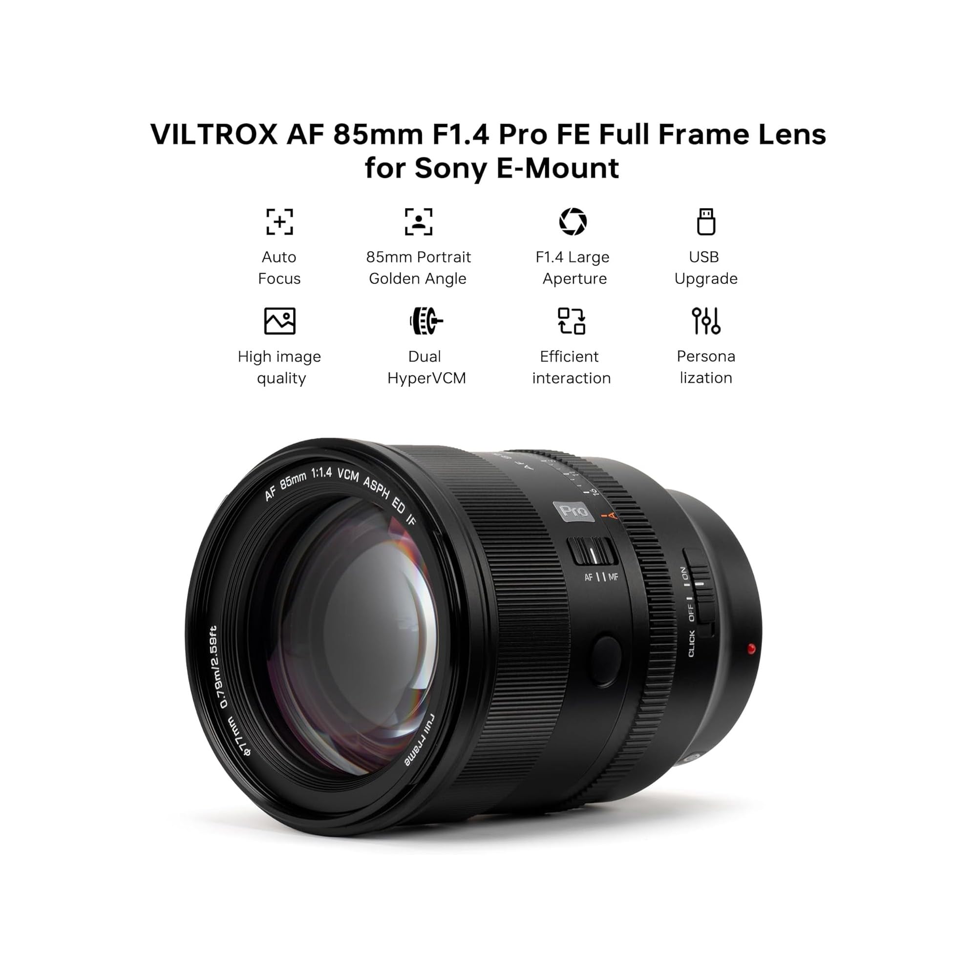 Amazon.co.jp: VILTROX AF 85mm F1.4 Pro FE フルフレームオート