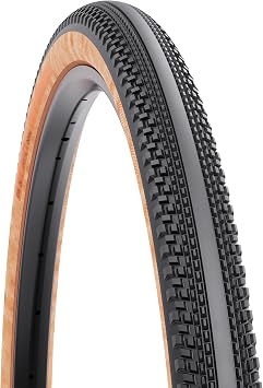 WTB Vulpine S Gravel Bike Tire 700c Tubeless Folding - Racing Tire w/Slick Centerline - SG Puncture Protection Black/Tan