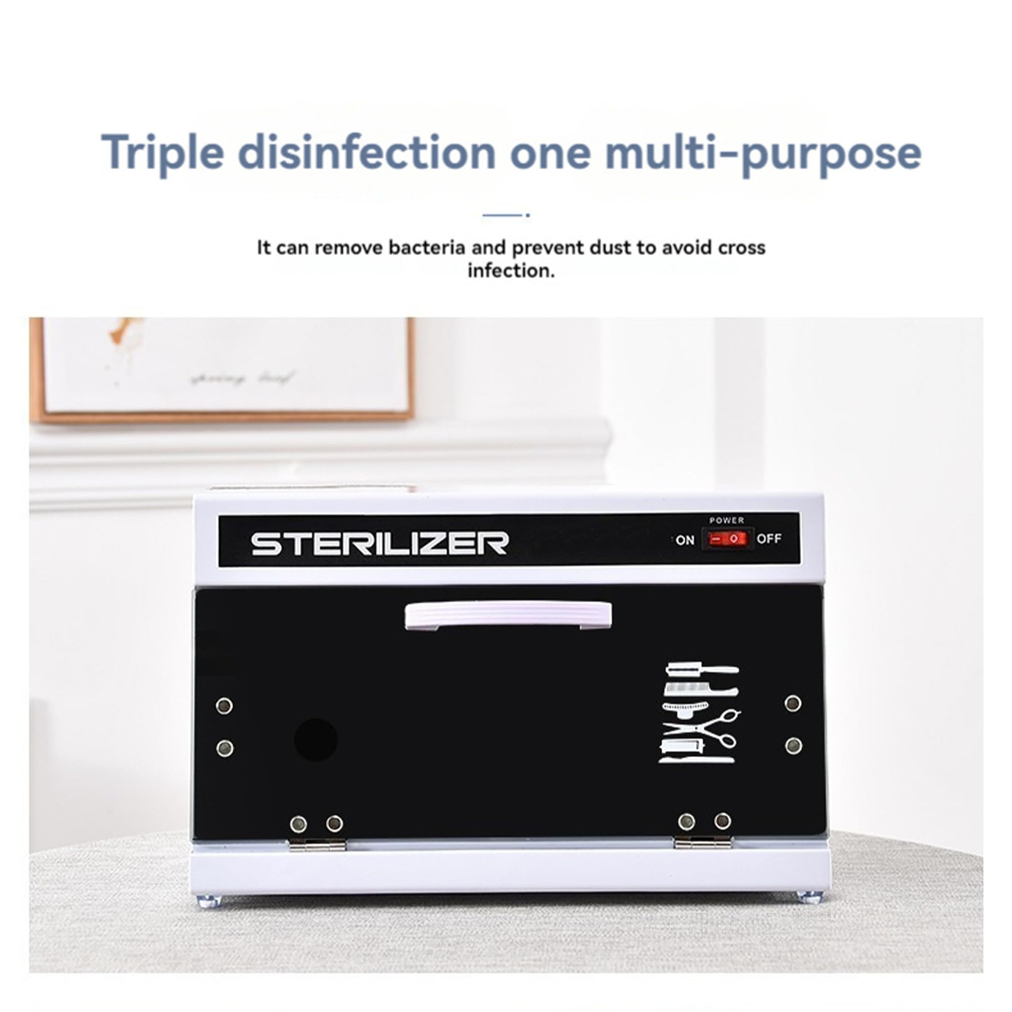 Gabinetto Di Disinfezione Con Sterilizzatore Uv Di Grande Capacità Per Spa, Unghie, Tatuaggi, Strumenti Dentali E Utensili Da Barbiere - Sicurezza Di Grado Medico, Ideale Per Saloni Di Bellezza