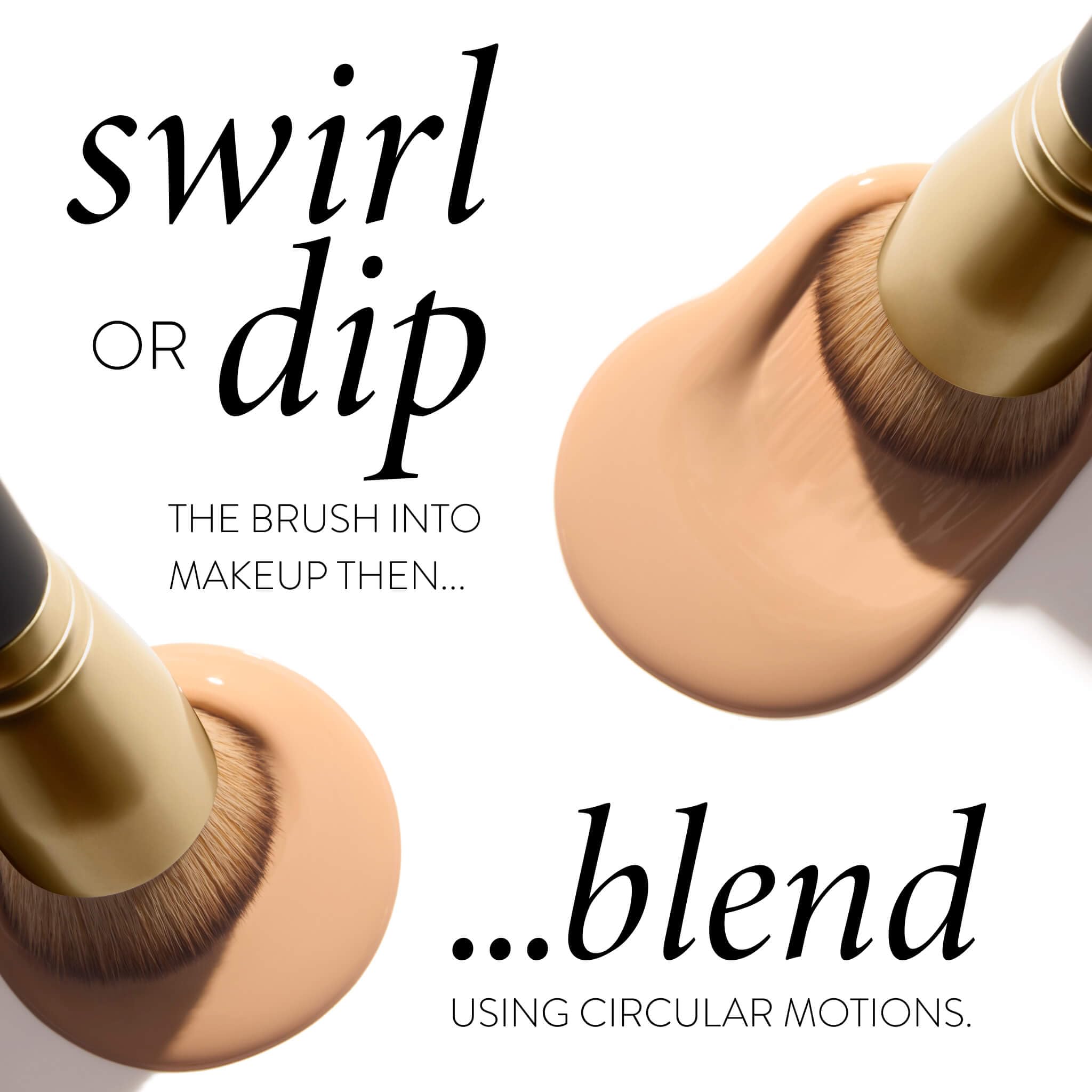 LAURA GELLER NEW YORK Full Coverage Foundation Blending Brush for All Face Makeup & Foundation, Black - Image 4