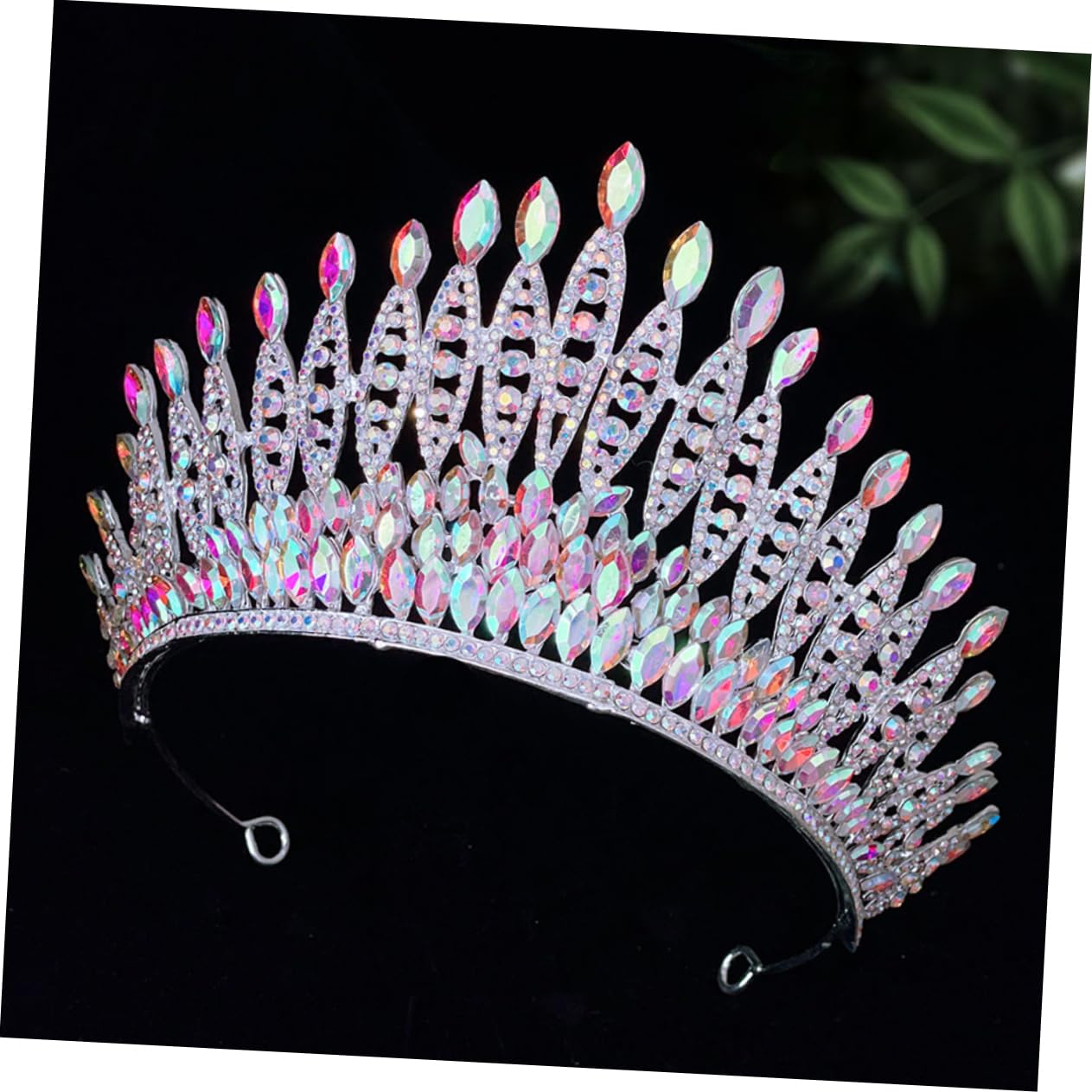 Diadema Corona con Cristalli, Lega di Zinco, Cerchietto Donna | Danza e Compleanno, Design Ricercato, Applicazione Multiuso, Stile Semplice e Distintivo