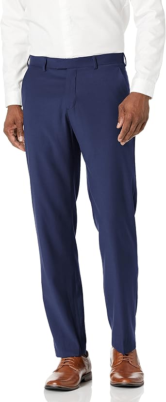 Pantalón bengalina para hombre de Perry Ellis con frente plano y corte  ajustado: Amazon.es: Ropa