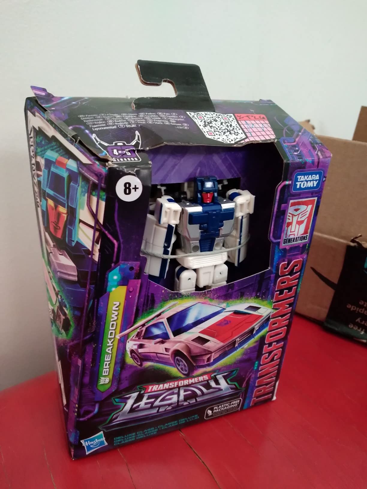 Transformers Toys Legacy Evolution Deluxe Breakdown Toy, 5.5inch