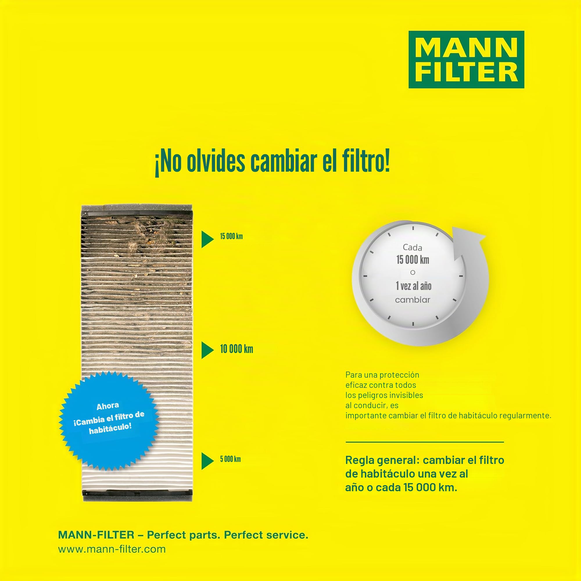 MANN-FILTER, CUK 1829 Filtro de aire de cabina, Carbón activo