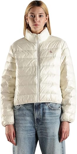 Regular Fit Nylon High-Neck Puffer Jacket