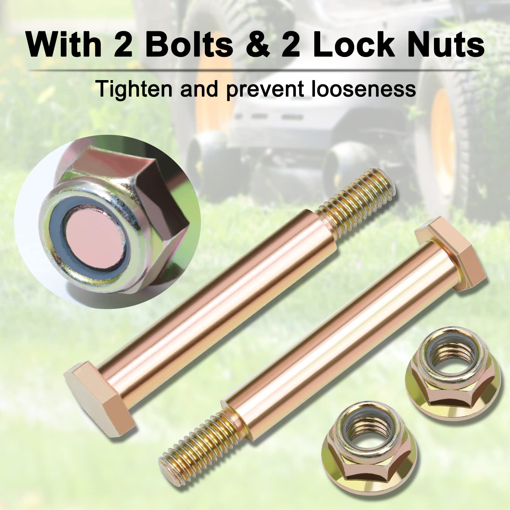 Ruote Sostituzione 734-04155 Kit 4 Ruote Per Piatto Falciatrice MTD Cub Cadet - Compatibile Con Toro, Troy-Bilt, Modelli Vari Ruote Tagliaerba Toro Sostituzione - Foto 6