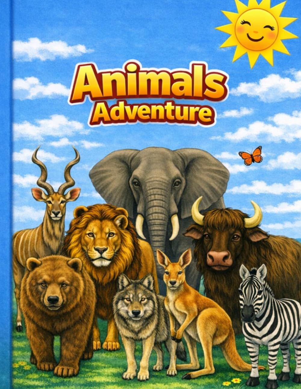 Animals Adventure: Kids Alphabetical Animals Learning Book