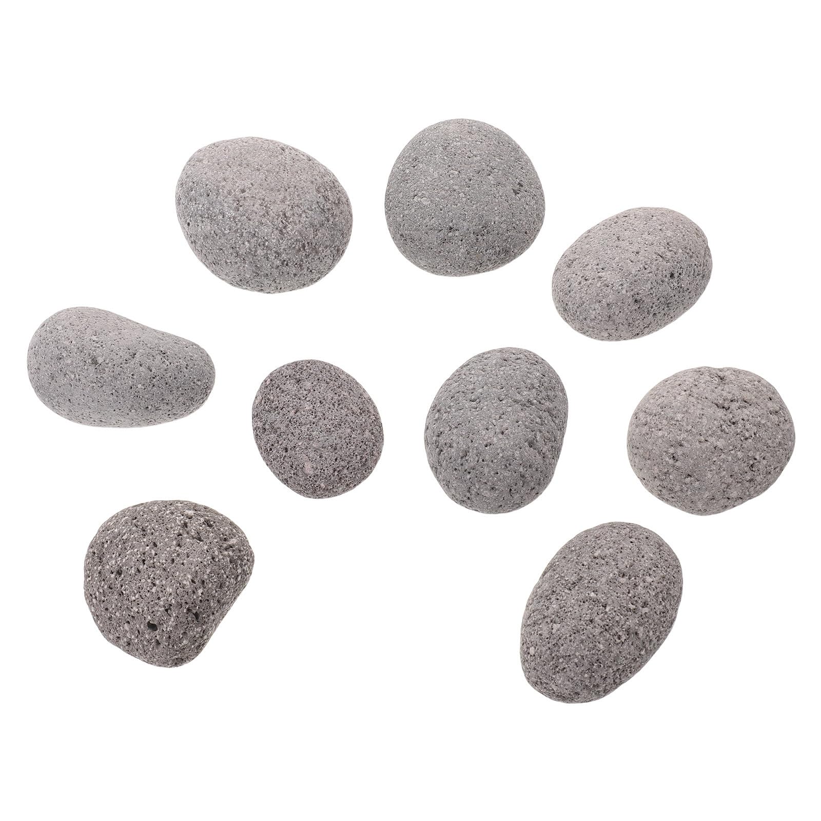 ibasenice Piedras Volcánicas para Sauna de 1.9kg Distribución del Calor para Sauna Seca y Vapor Circulación Uniforme del Calor