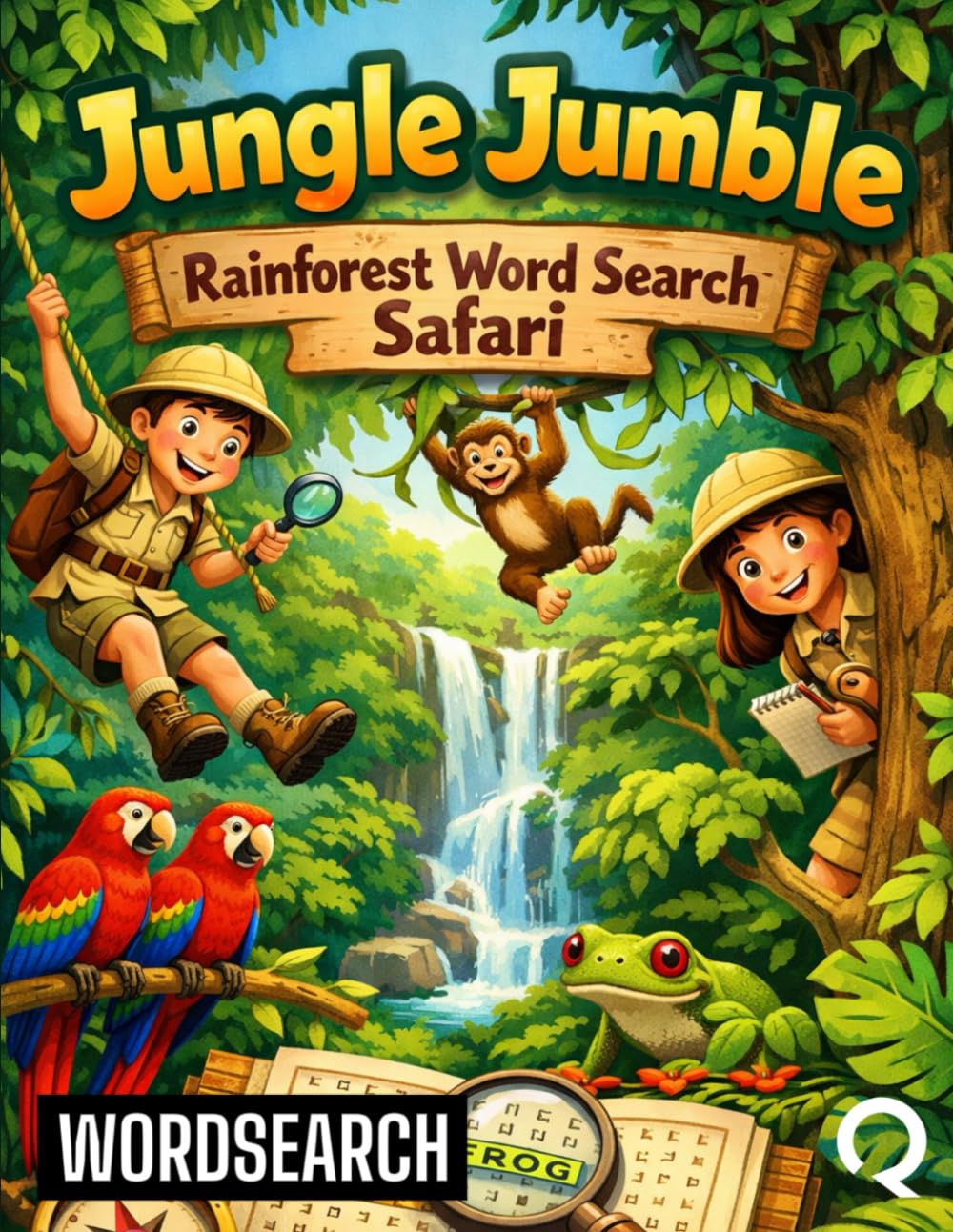 Jungle Jumble: Rainforest Word Search Safari