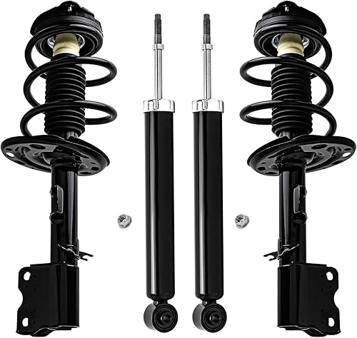 Miniatura 48 de Detroit Axle - Amortiguadores para Chevy Trailblazer EXT SSR GMC Envoy XL XUV Buick Rainier Saab 9-7x Isuzu Ascender 2 puntales delanteros con