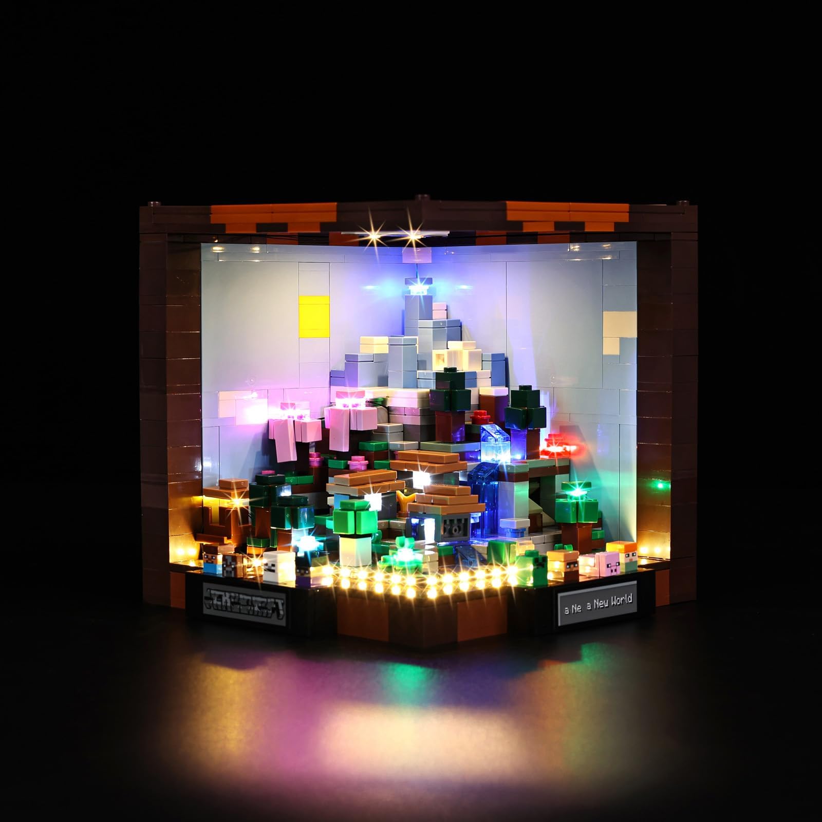 Amazon.com: Kyglaring LED Lighting Kit for Lego The Minecraft Crafting ...
