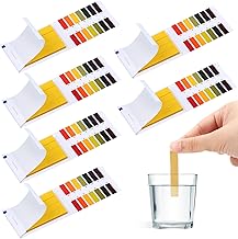 480 Stück pH Teststreifen, pH Wert Teststreifen, Messbereich 1-14, Lackmuspapier Ideal für die Prüfung vieler alltäglicher Substanzen(6x 80er Pack)