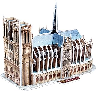 Comprar MGM-EXPLORA Notre Dame de Paris – Puzzles 3D – 540014 – 39 Piezas – Monumento histórico – Nivel 2 – Sin Pegamento ni Tijeras – Construcción – Regalo – Maqueta – A Partir de 5 años
