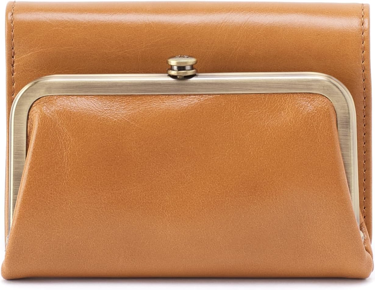 Robin Compact Trifold Leather Wallet for Women, Vintage Design