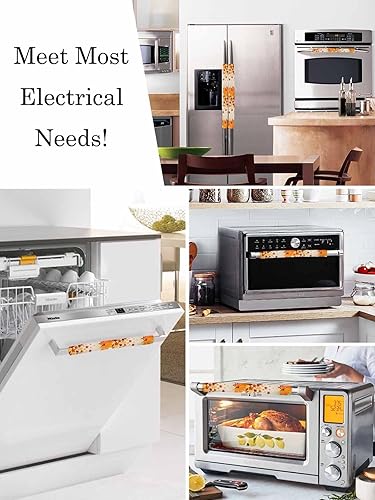 Miniatura 5 de Juego de 2 fundas para manijas de puerta de refrigerador de otoño de Acción de Gracias, para lavavajillas, microondas, horno, nevera, estufa,