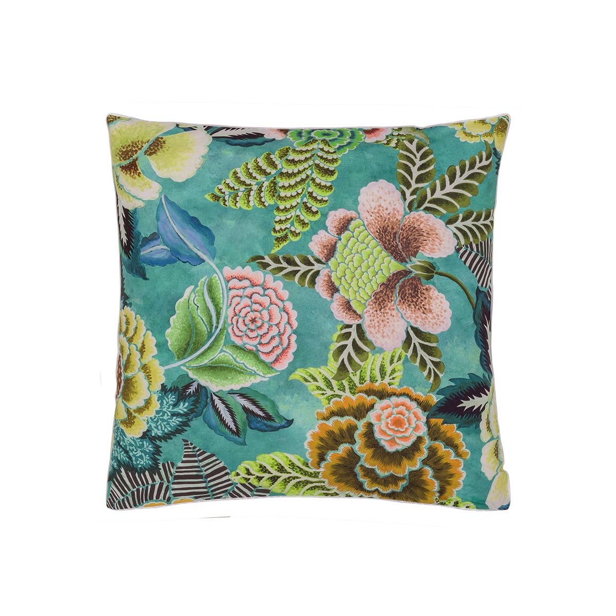 Pillowcase Rose DE Damask Jade 65 x 65 cm Designers Guild