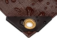 Vista 5 de Lona de alta resistencia marrón 8 onzas, 6x8 pies