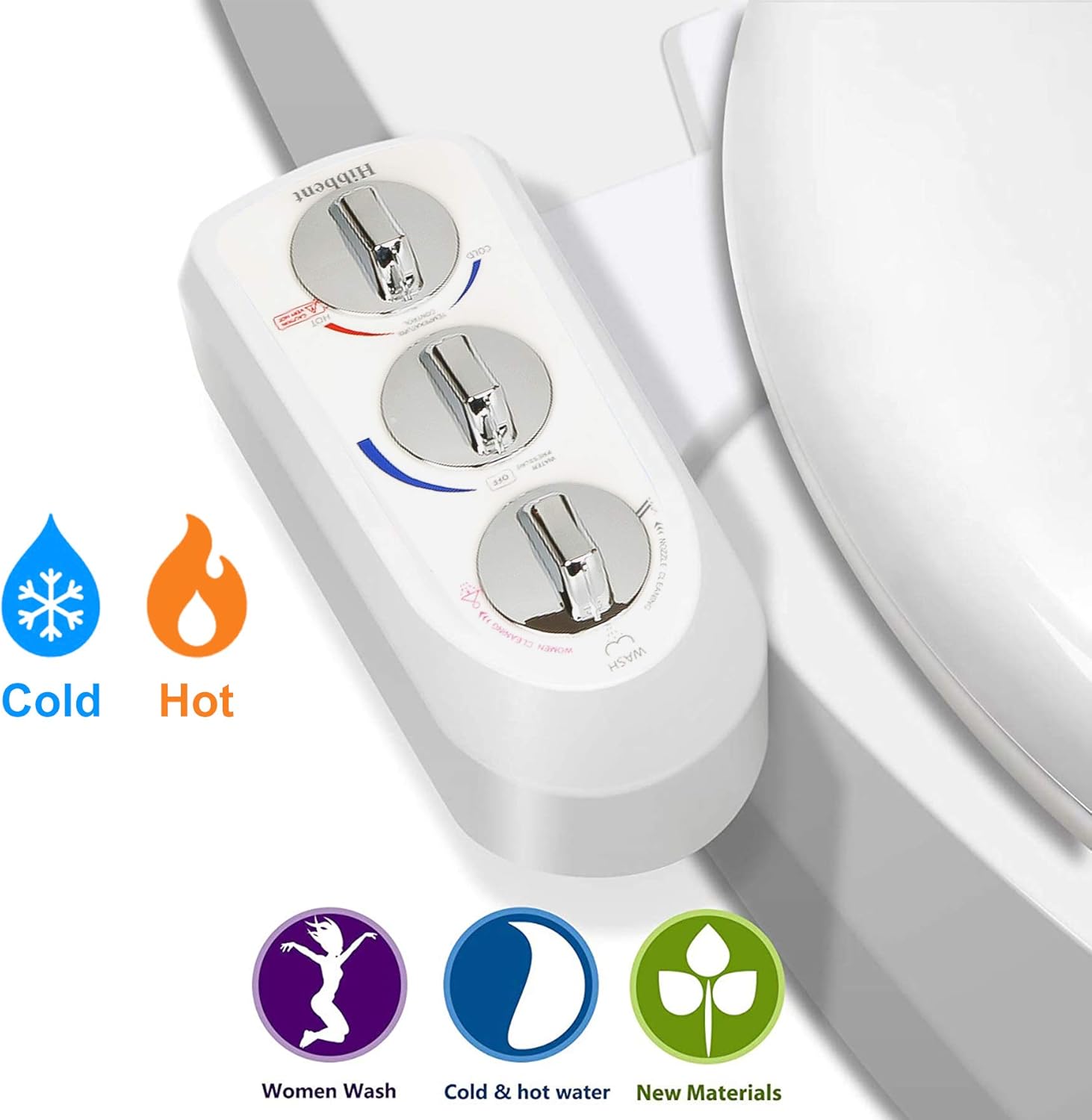 Buу 2 gеt 3 Hibbent Toilet Seat Bidet with Self Cleaning Dual Nozzle, Hot and Cold Water Spray Non-Electric Mechanical Bidet Toilet Attachment for Rear or Female Washing Sanitizing 80% оƒƒ Dіѕсоunt Hibbent Toilet Seat Bidet with Self Cleaning Dual Nozzle, Hot and Cold Water Spray Non-Electric Mechanical Bidet Toilet Attachment for Rear or Female Washing Sanitizing