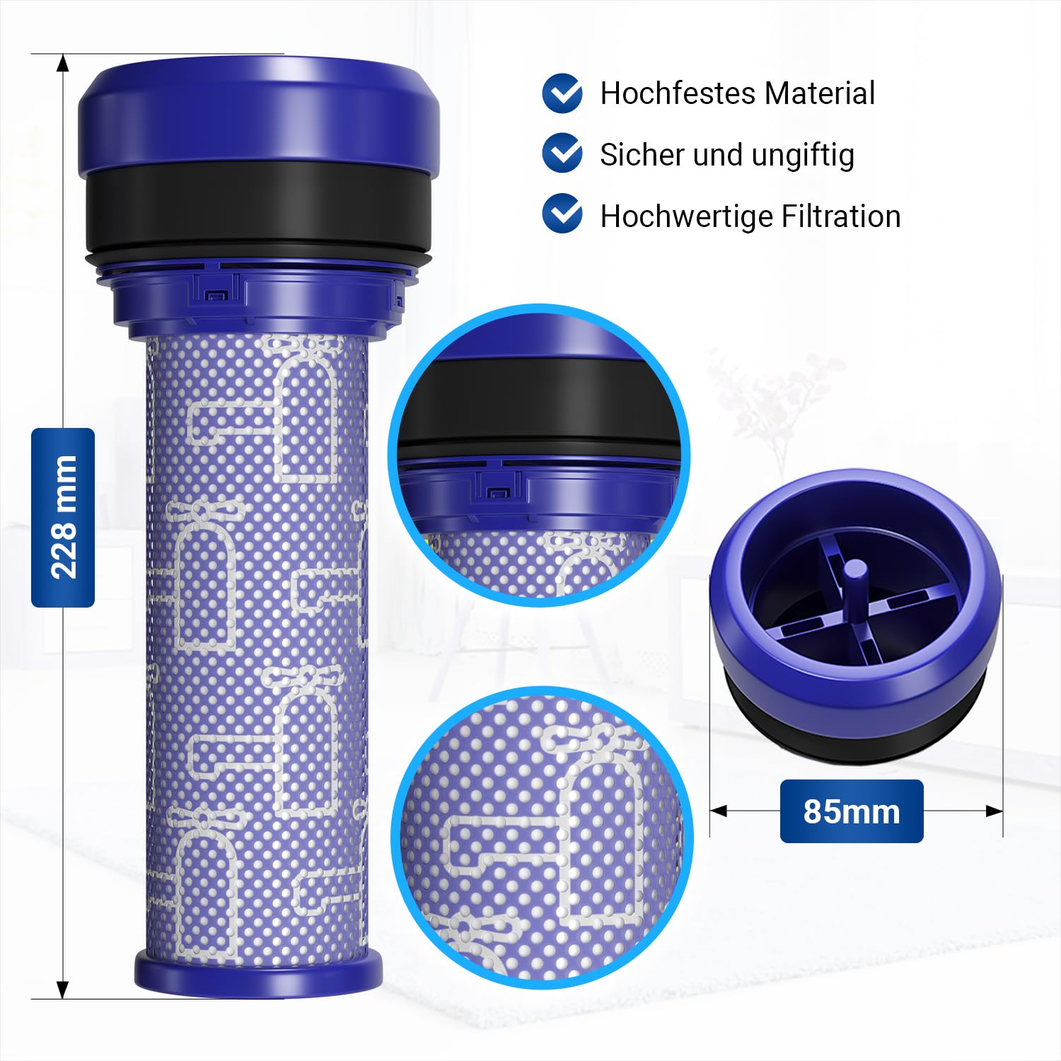 Zapasowy filtr wstępny silnika do Dyson 923413-01 Filtr silnika do odkurzacza DC28 DC33 DC37 DC37c DC39 Filtr wstępny silnika Dyson Akcesoria/części zamienne