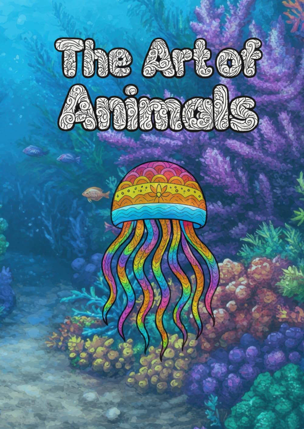 Zentangle Animals Colouring Book: Relaxing Animal Patterns for Mindfulness, Creativity & Stress Relief