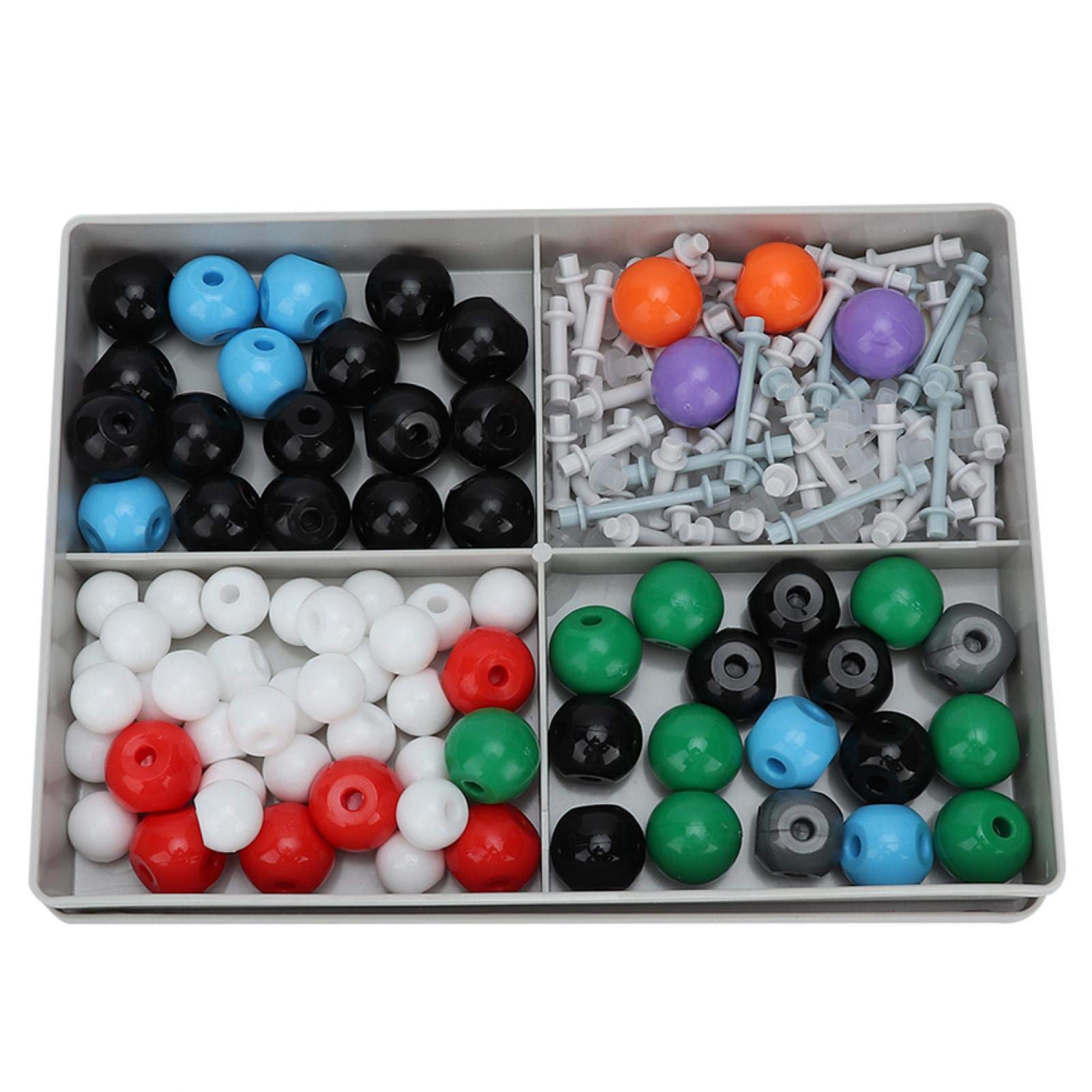179 Pezzi Atom Link Modello Set di Struttura di Orbita Elettronica, Kit di Costruzione di Molecole per Strutture Inorganiche e Organiche - Chimica per Insegnanti e Studenti
