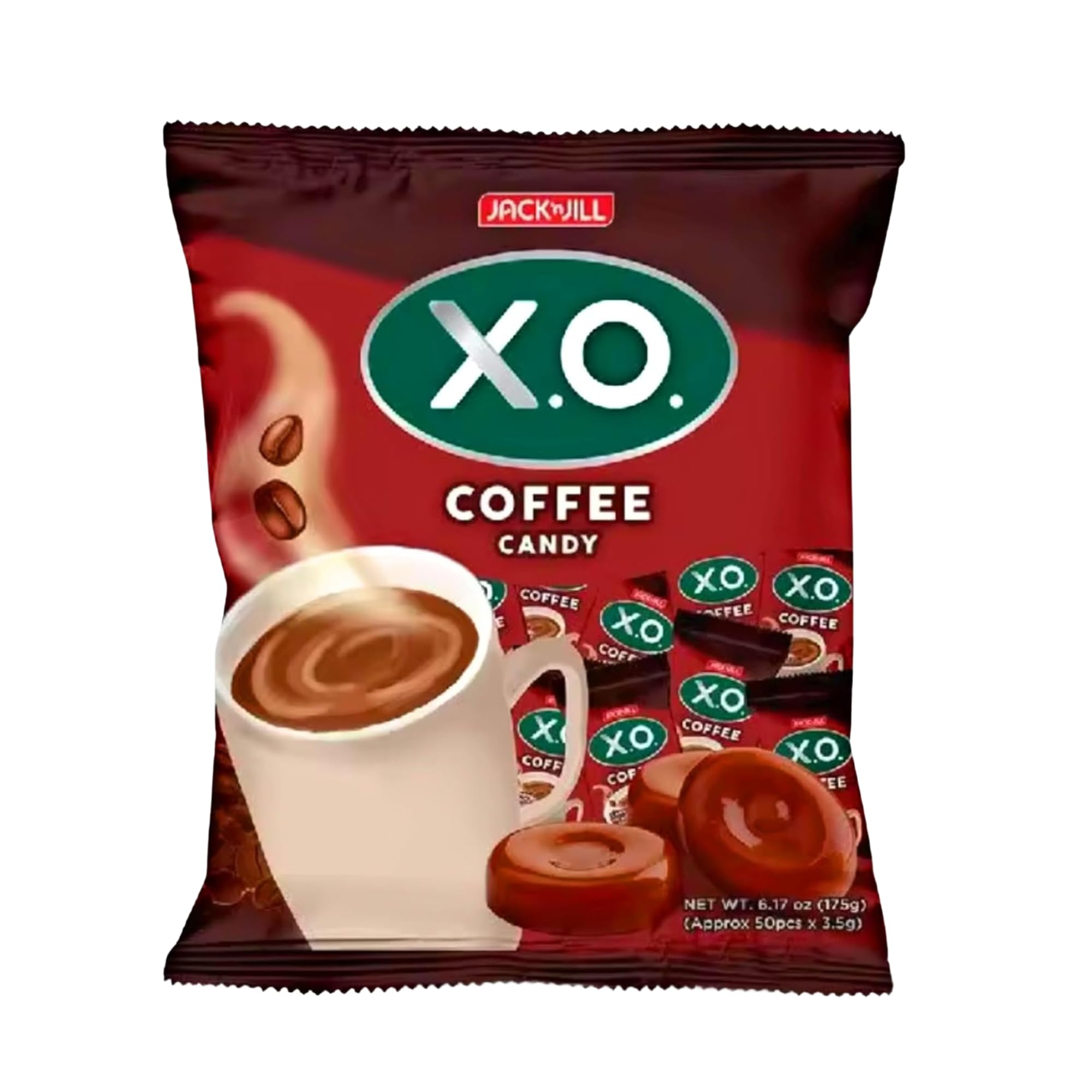 Amazon.com : Jack n Jill X.O. Coffee Candy, 6.17 oz, 50 Pieces