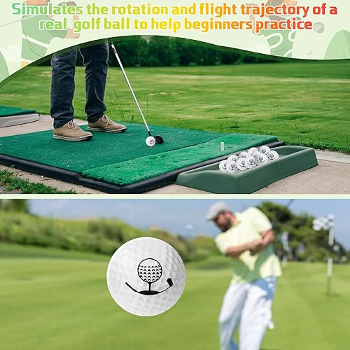 Miniatura 5 de Mudder 200 pelotas de práctica de golf de espuma a granel, bola de espuma suave, sensación realista, práctica limitada de mosca para entrenamiento