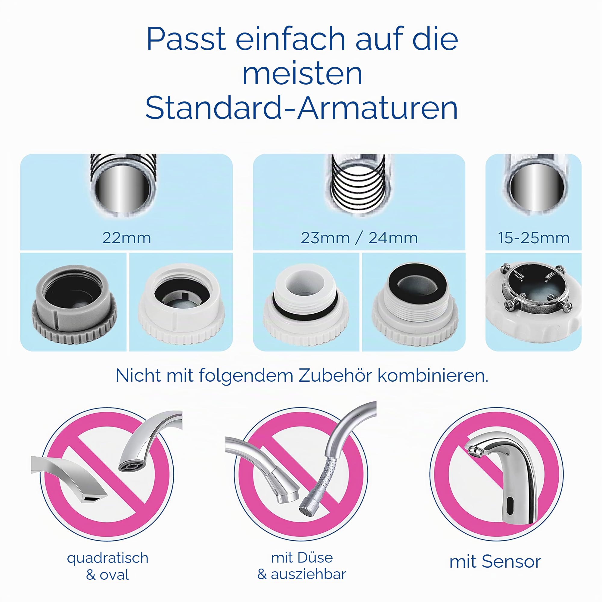 Brita On Tap Wasserfilter, 600 l, Weiß