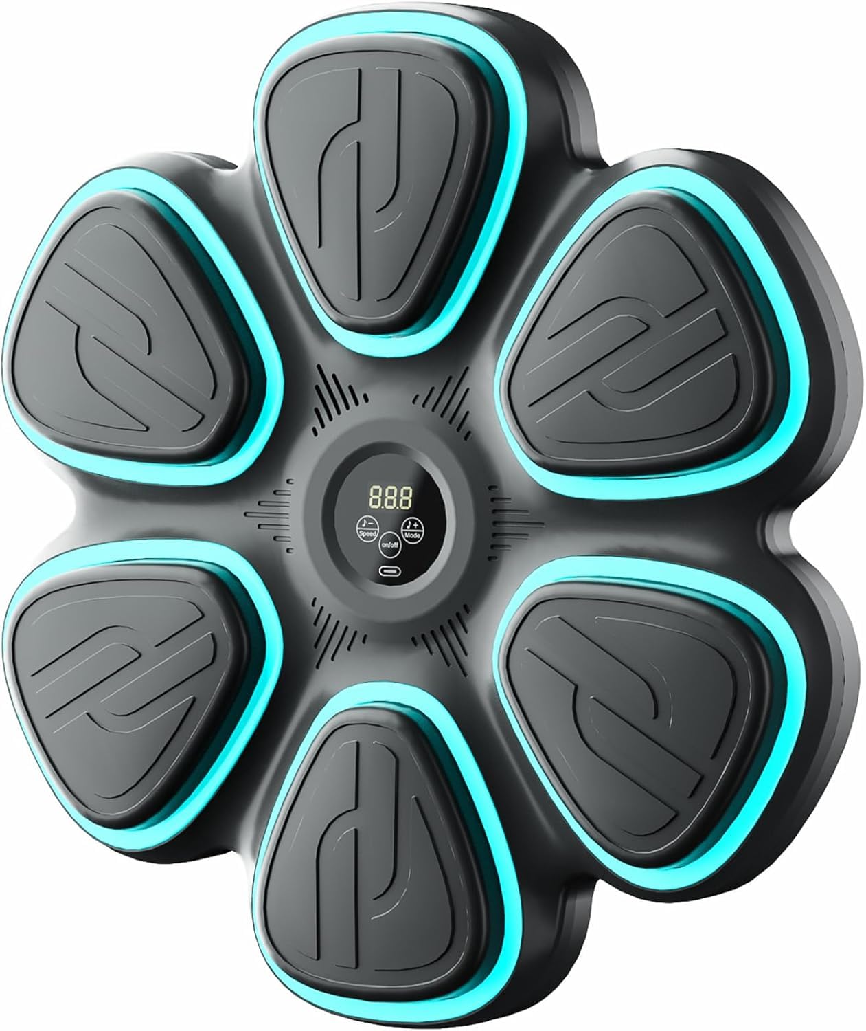 TGLLM Music Boxing Machine, Smart Bluetooth Boxing Machine for Adults & Kids, Boxing Machine Wall Mounted Music, Boxing Training Machine with Boxing Gloves for Home, Office, Gym (Deep Grey)