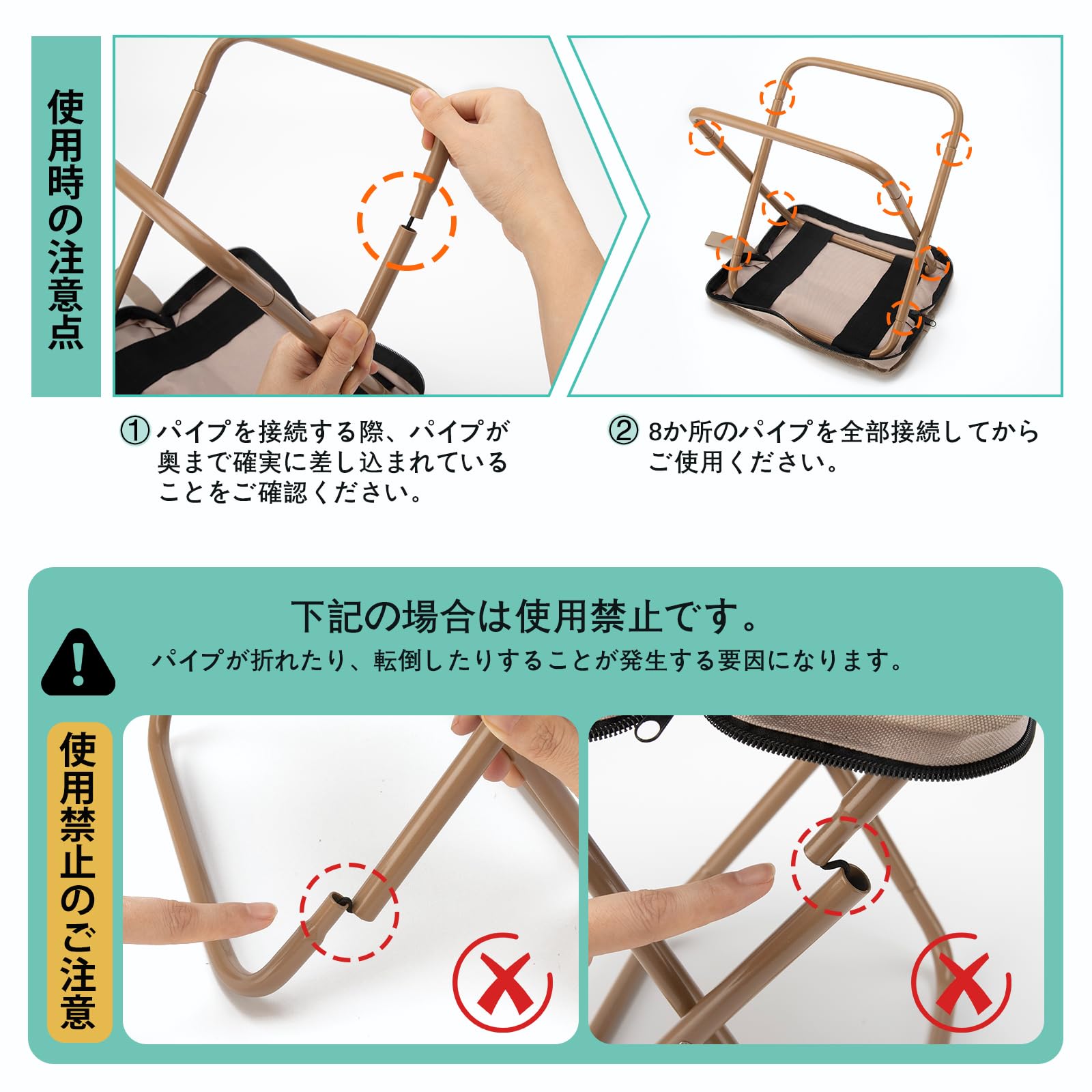 Amazon.co.jp: ALONJOY 320gの超軽量 アルミ合金 折りたたみ椅子 耐