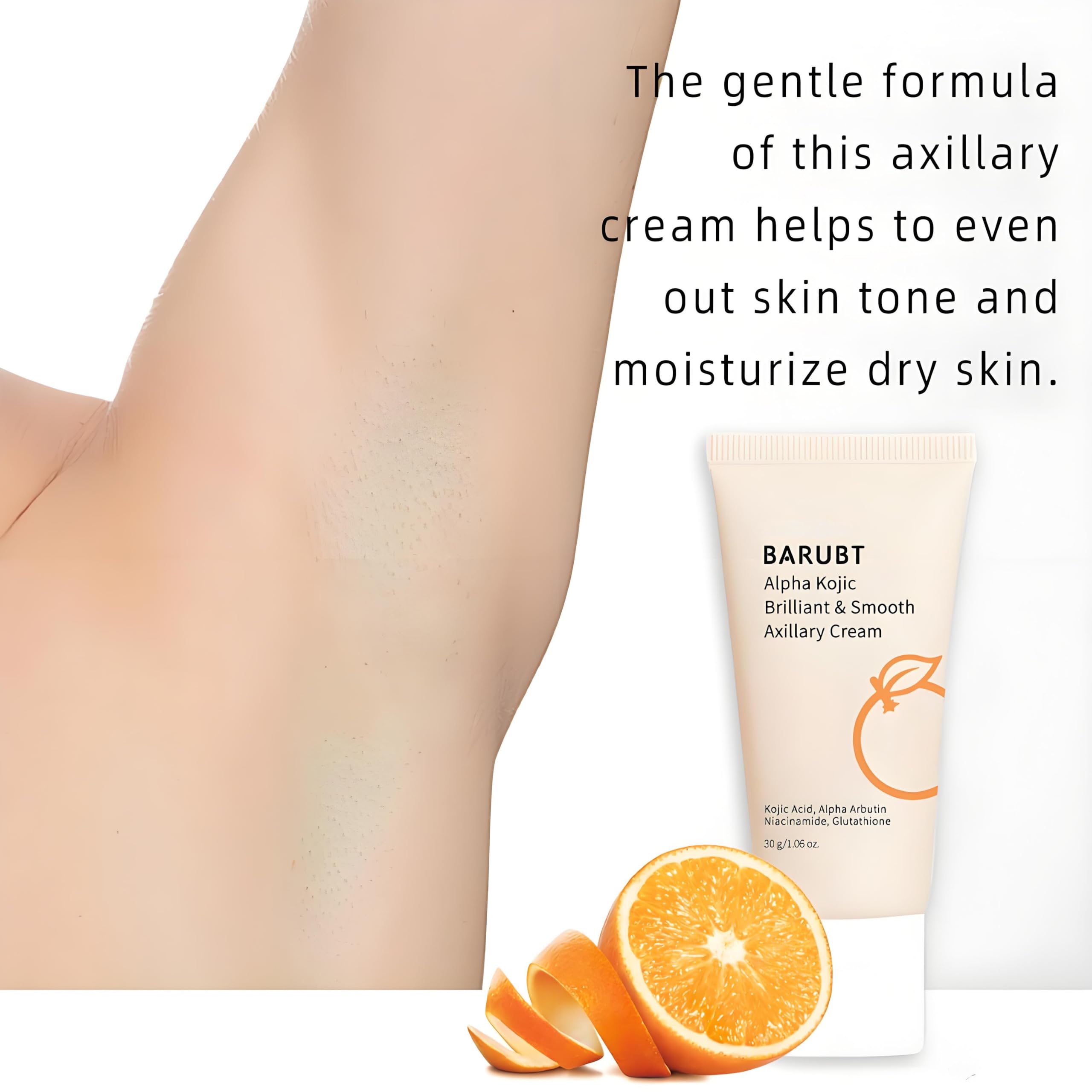 Underarm Cream for Knees & Elbows, Daily Moisturizing Care, Lightweight Non-Greasy Formula, Fast-Absorbing Body Cream - Image 3